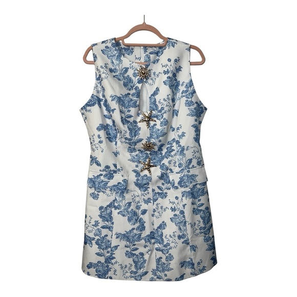 COMMENSE Floral Print Decor Pocket Dress
COLOR Blue Size XL sold out online NWT - Picture 5 of 11
